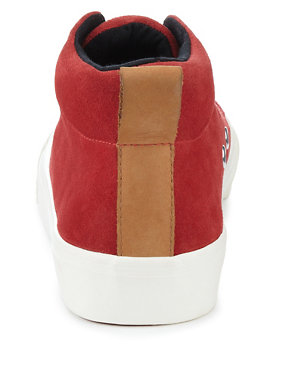 Suede High Top Stain Defence™ Chukka Trainers Image 2 of 6