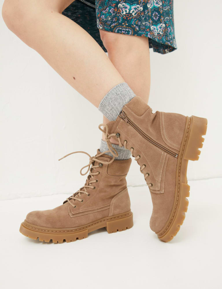 Suede Hiker Ankle Boots 5 of 5