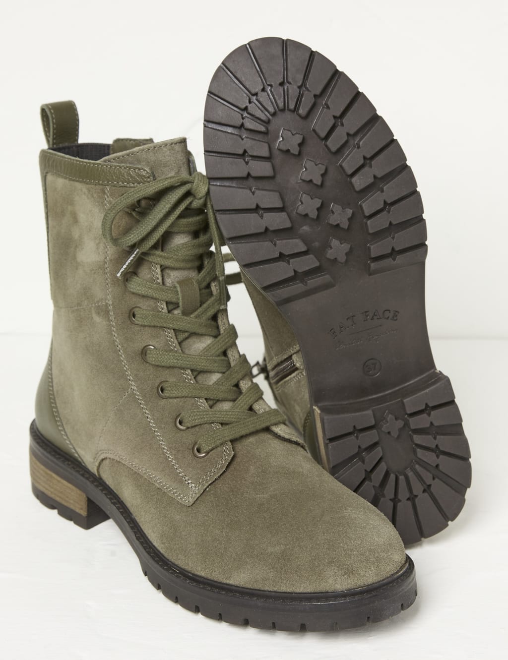 Womens suede combat boots sales