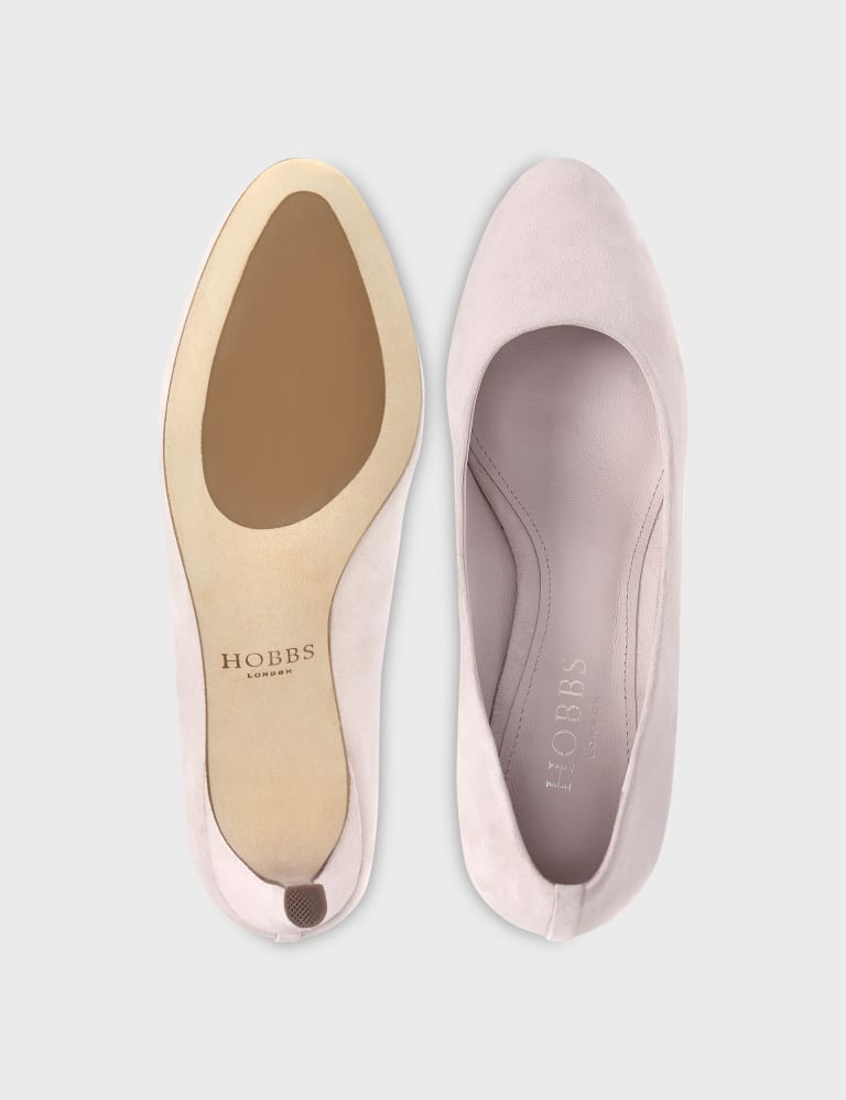 Suede Kitten Heel Court Shoes HOBBS M S