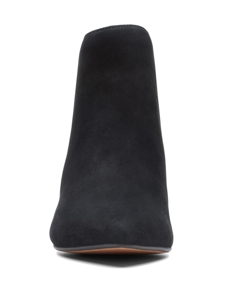 Suede kitten heel booties store