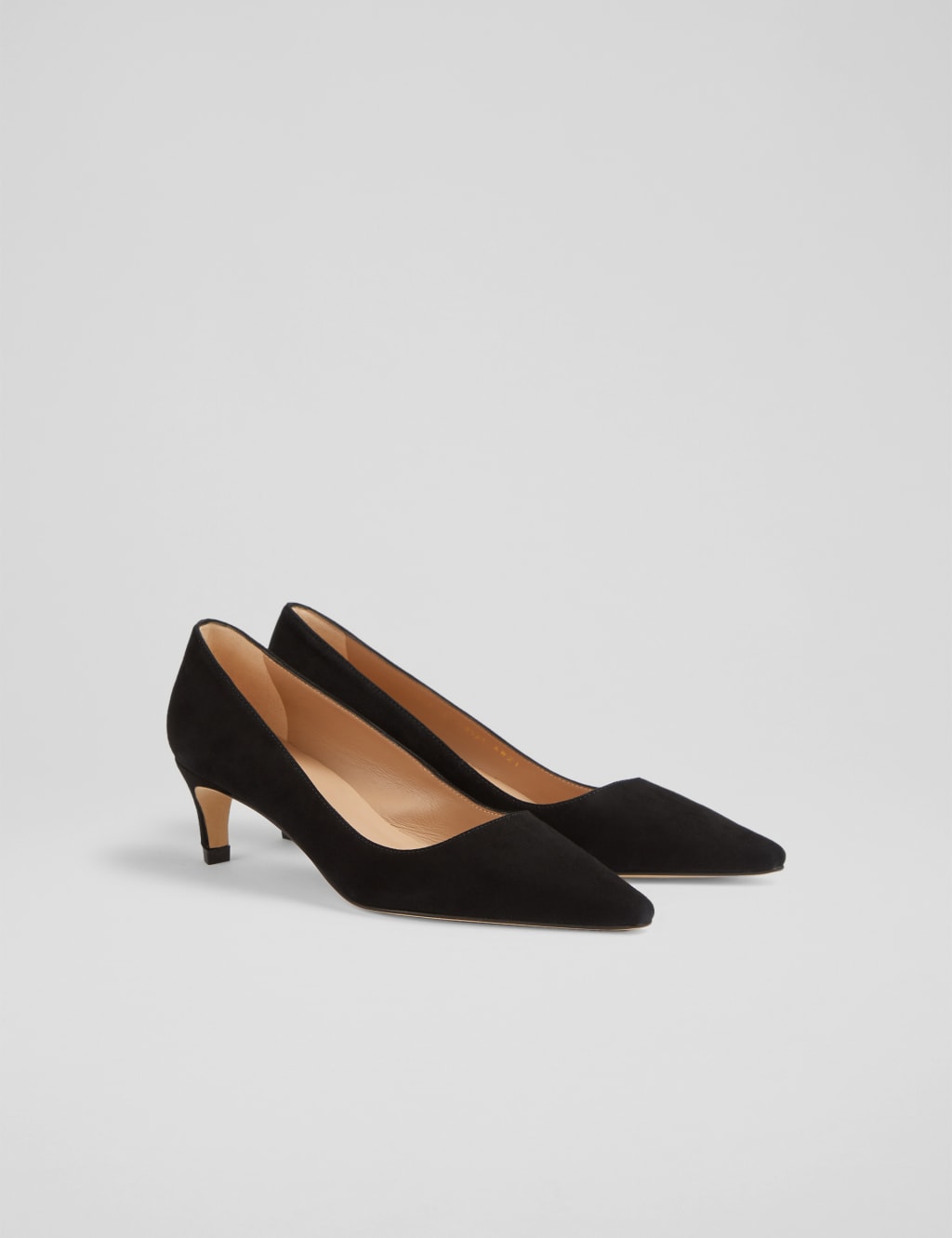 Suede Kitten Heel Pointed Court Shoes 4 of 4