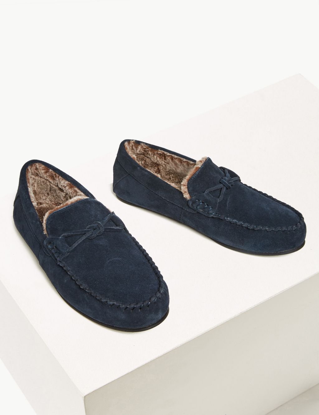 Suede Knot Saddle Moccasins 2 of 5