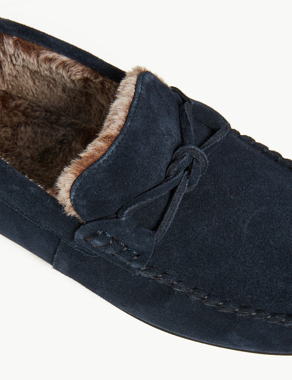 Suede Knot Saddle Moccasins 4 of 5