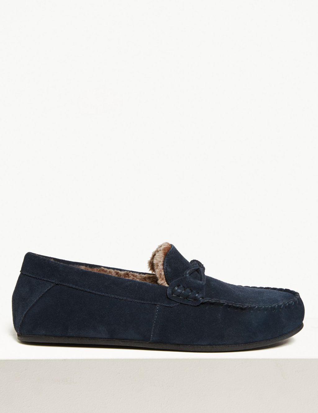 Suede Knot Saddle Moccasins 1 of 5