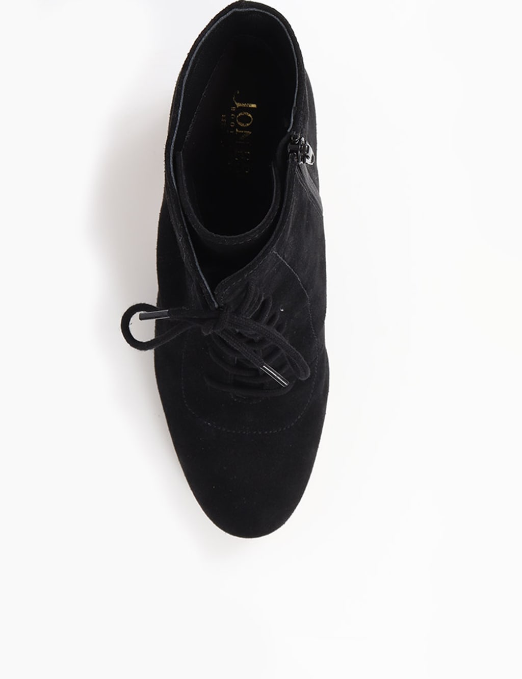 Suede Lace Up Block Heel Ankle Boots Jones Bootmaker M S