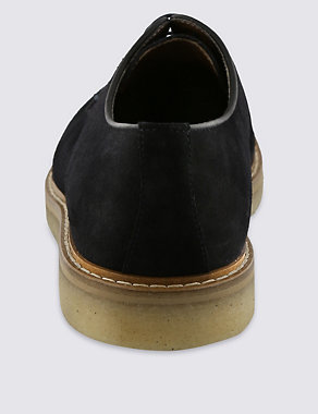 Suede Lace Up Derby Shoes Image 2 of 4