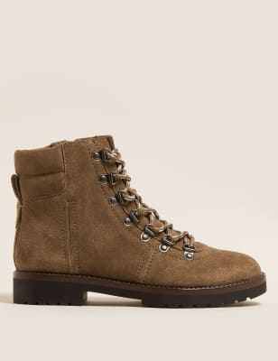 lace up ankle hiker boots