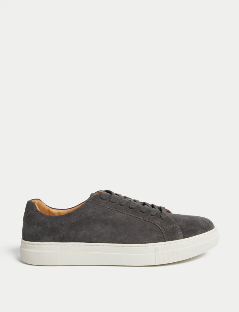 Suede Lace Up Trainers with Freshfeet™ | Autograph | M&S
