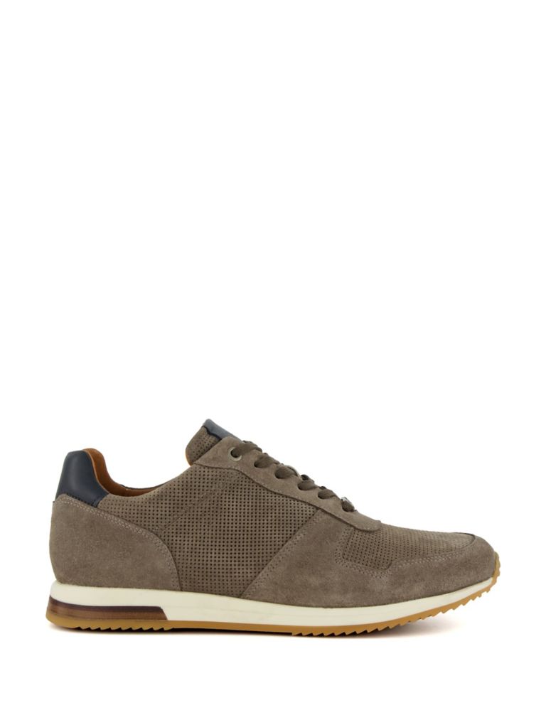 Suede Lace Up Trainers 1 of 6