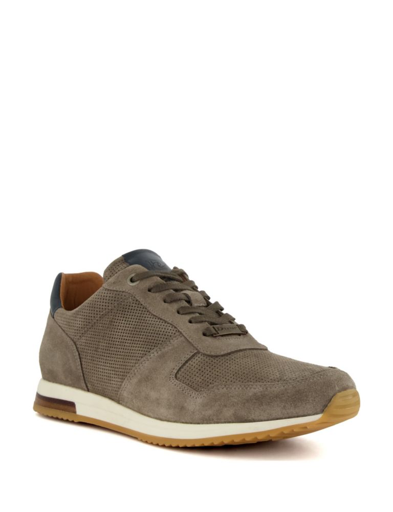 Suede Lace Up Trainers 2 of 6
