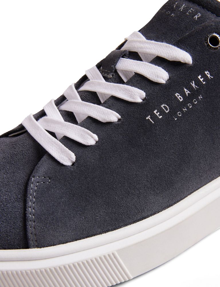 Suede Lace Up Trainers 3 of 3