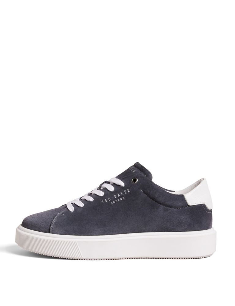 Suede Lace Up Trainers 1 of 3