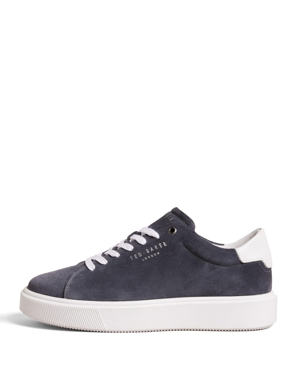 Suede Lace Up Trainers 3 of 3