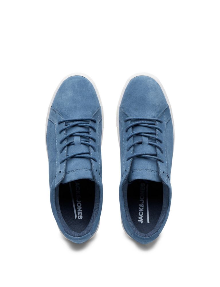 Suede Lace Up Trainers 3 of 4