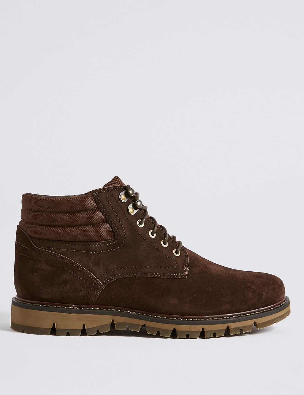 Suede Lace-up Boots 1 of 6