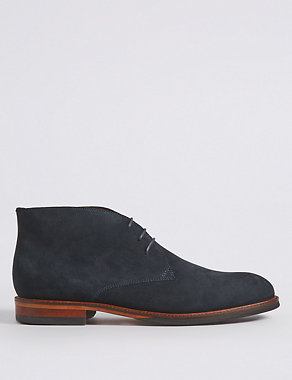 Suede Lace-up Chukka Boots Image 2 of 6