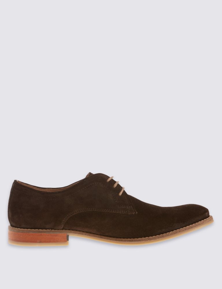Suede Lace-up Derby Shoes 4 of 6