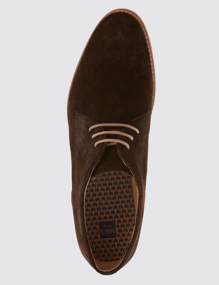Suede Lace-up Derby Shoes 5 of 6
