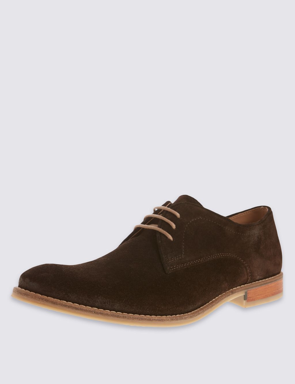 Suede Lace-up Derby Shoes 1 of 6