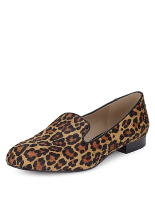 M&s animal best sale print shoes