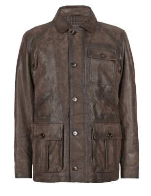 Marks and spencer hot sale suede jacket