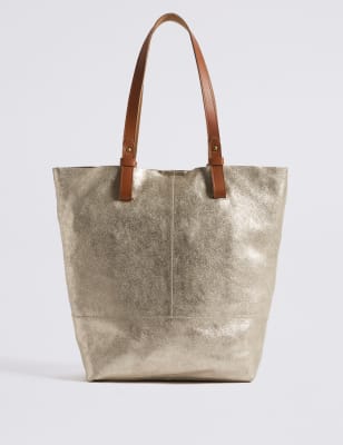 Metallic shopper bag sales