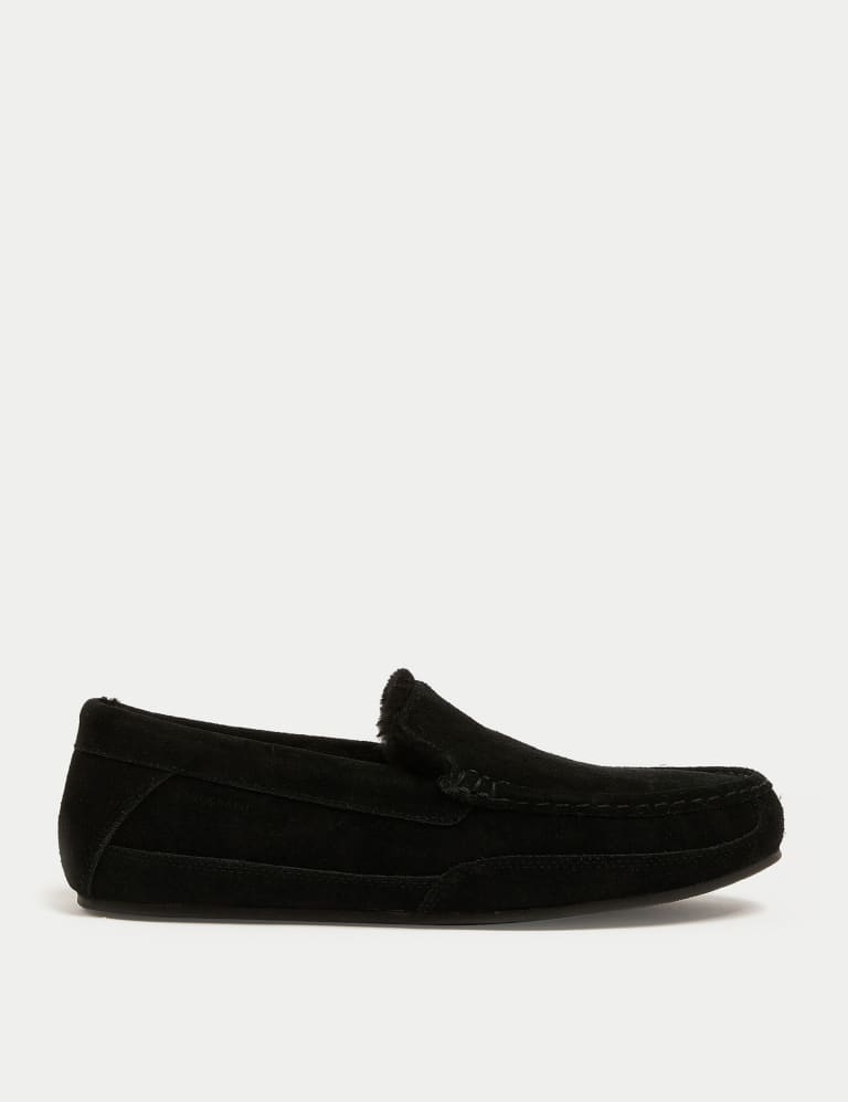 Suede Moccasin Slippers with Freshfeet Autograph M S