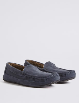 marks and spencer mens moccasin slippers