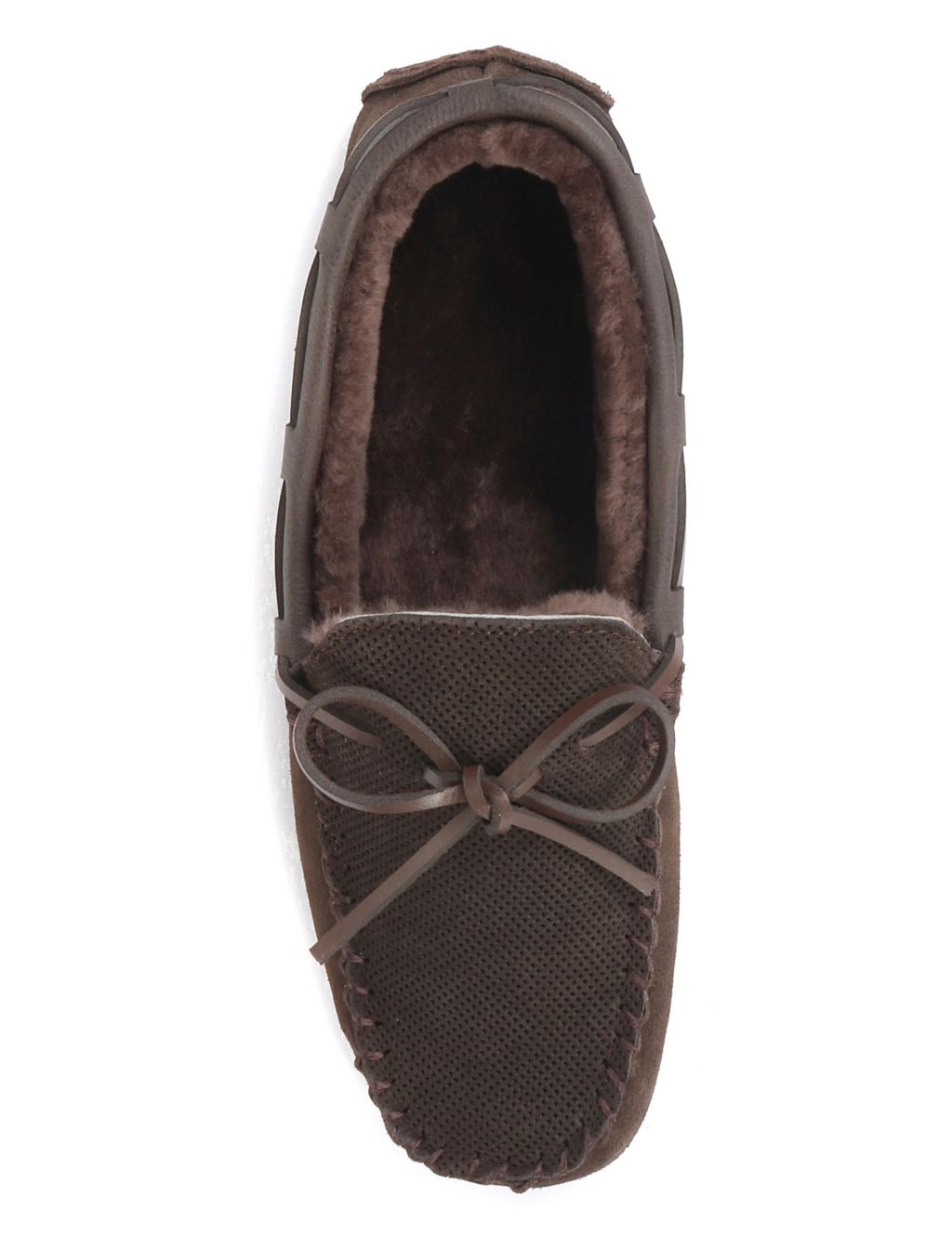 Suede Moccasin Slippers 2 of 6