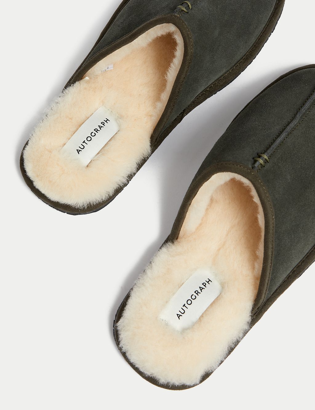 Suede Mule Slippers with Freshfeet™ 2 of 4