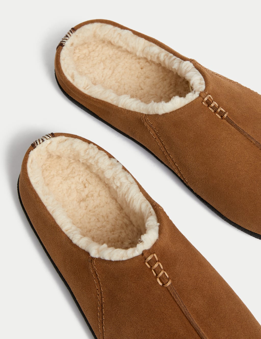 Suede mule cheap slippers women's