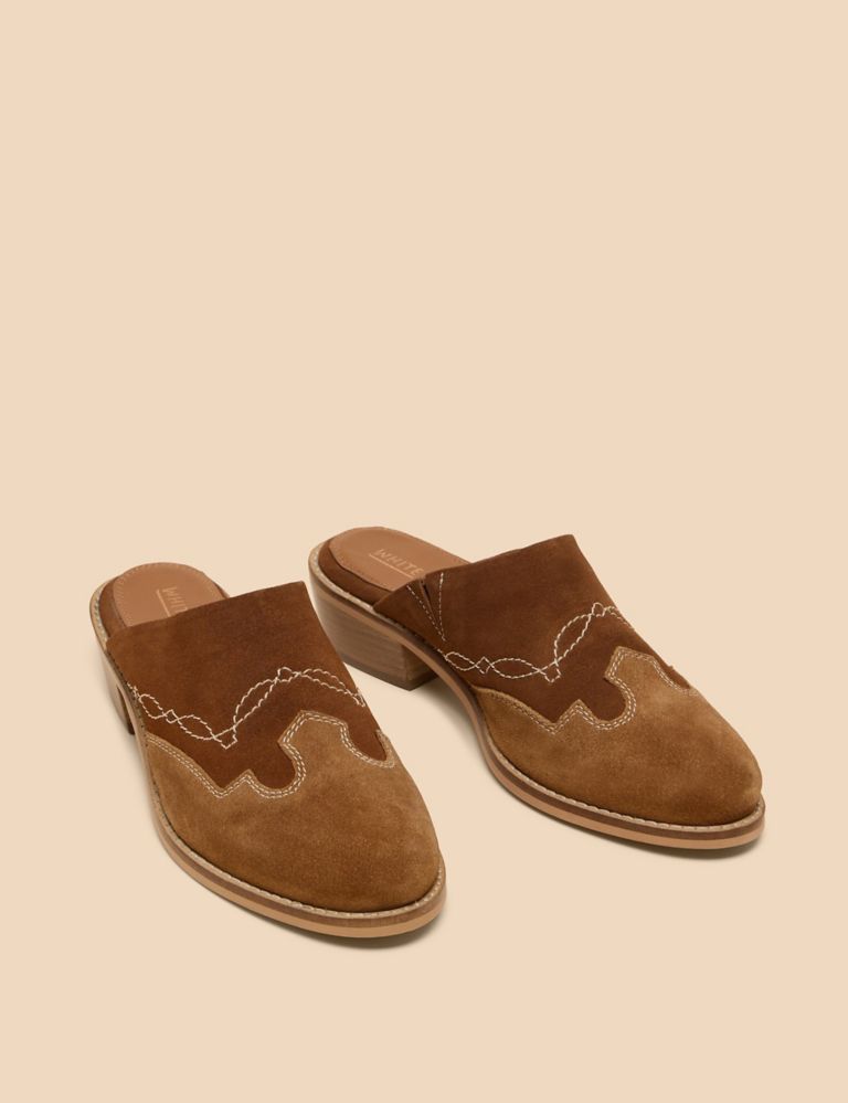 Suede Mules 2 of 4