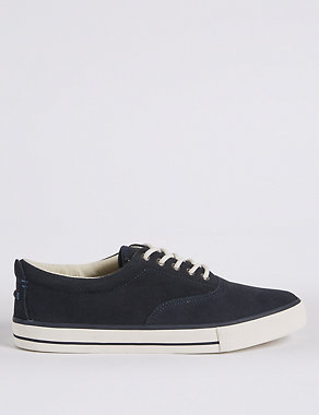 Suede Oxford Lace-up Shoes Image 2 of 6