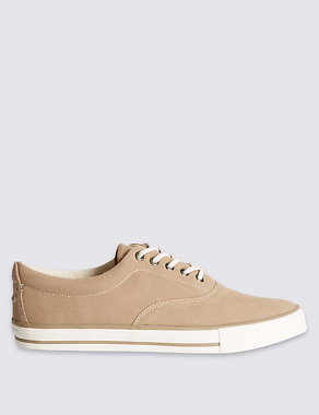 Suede Oxford Lace-up Shoes Image 2 of 5