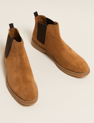 Suede Pull-On Chelsea Boots Image 2 of 5