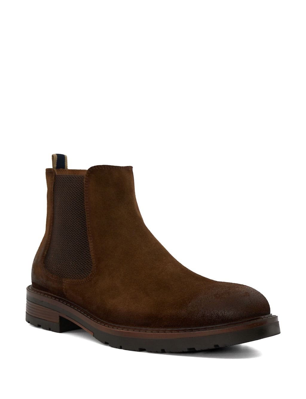 Suede Pull-On Chelsea Boots 1 of 4