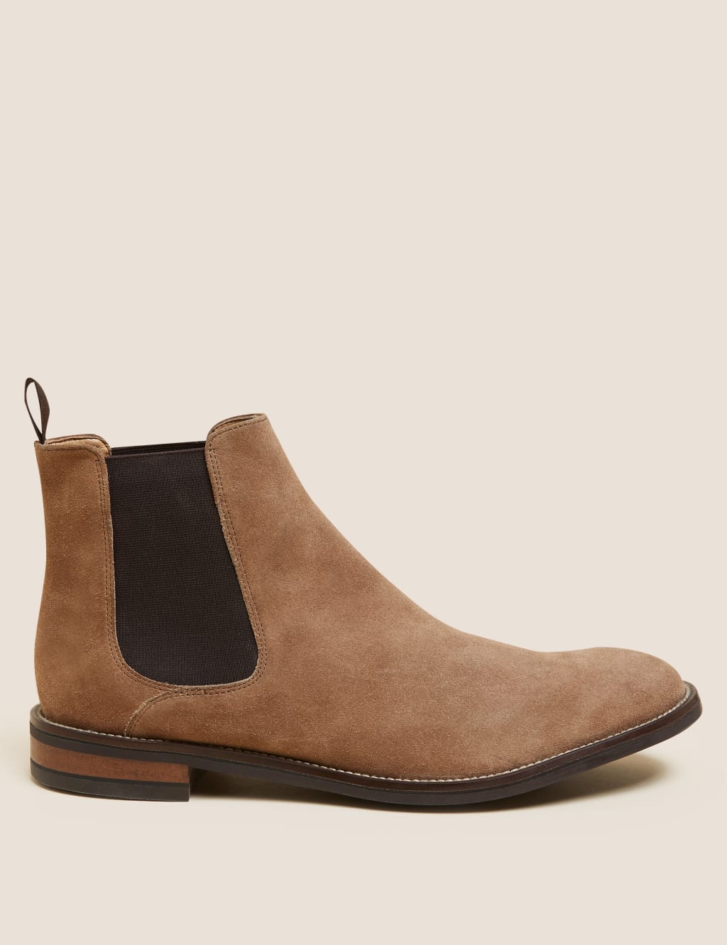 Suede Pull-On Chelsea Boots 1 of 4