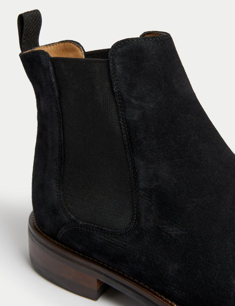 Suede Pull-On Chelsea Boots 3 of 4