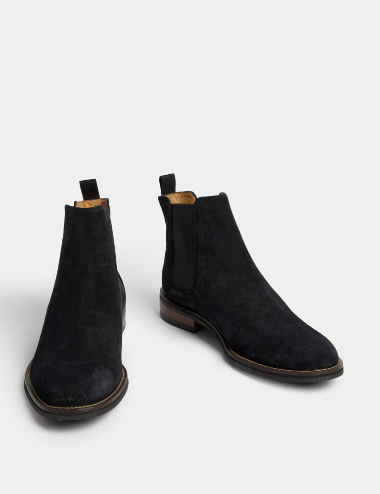 Mens black suede boots hotsell