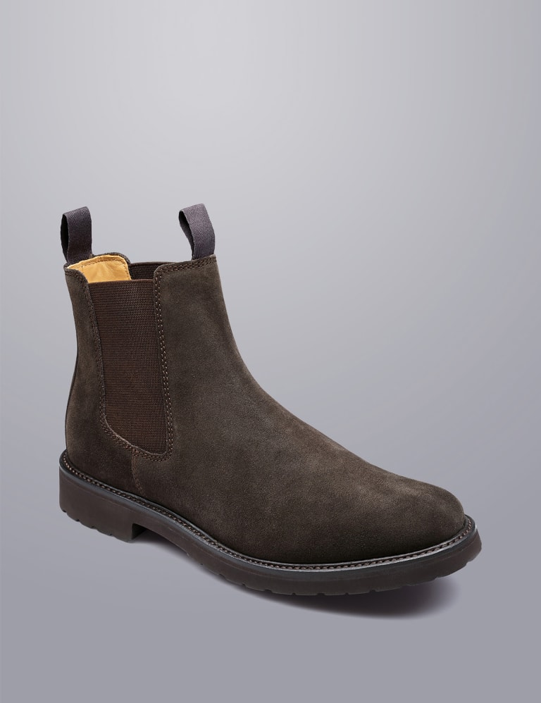 M&s mens suede sale chelsea boots