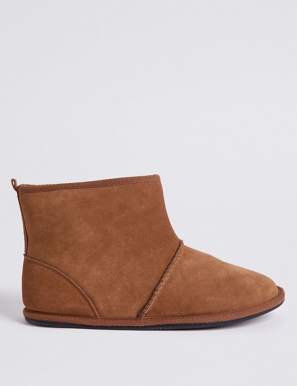 Suede Pull-on Slipper Boots with Freshfeet™ 1 of 6