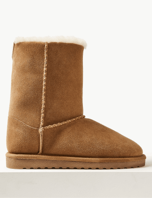 marks and spencer ladies slipper boots
