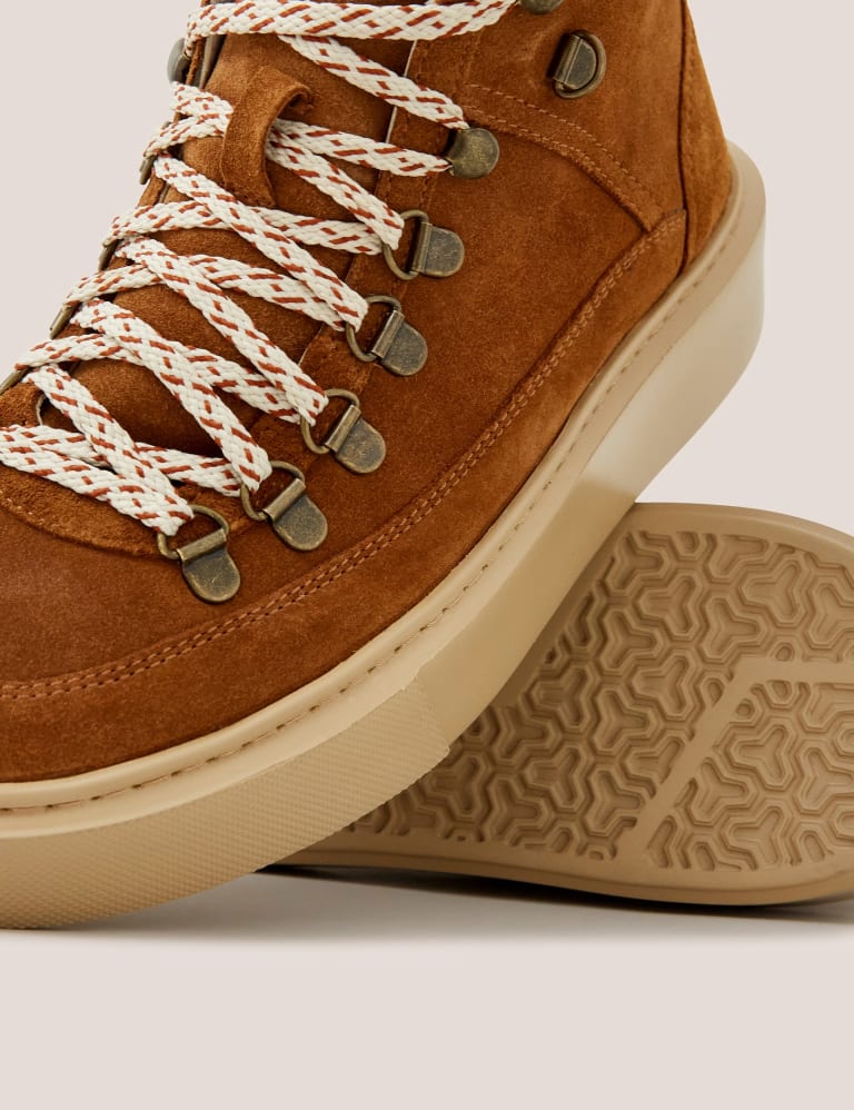 Shearling lace discount up boots