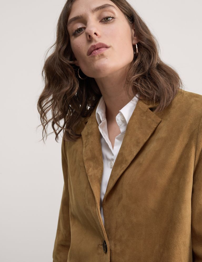 Suede Single Breasted Blazer 5 of 10