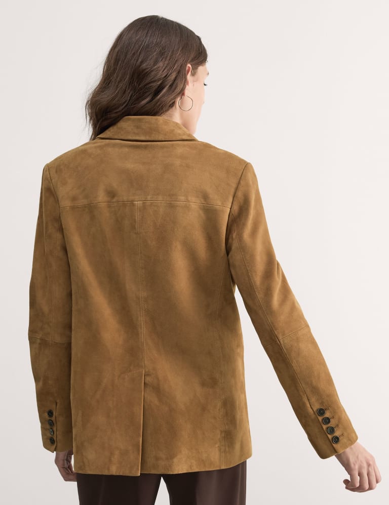 Suede blazer sale jacket