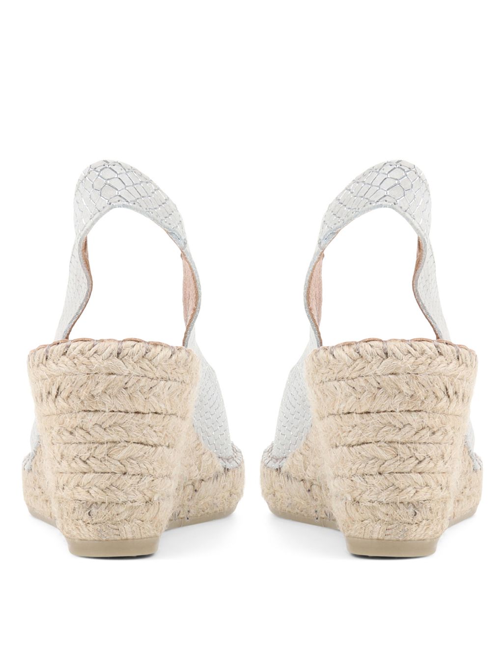Suede Slingback Wedge Sandals 7 of 7