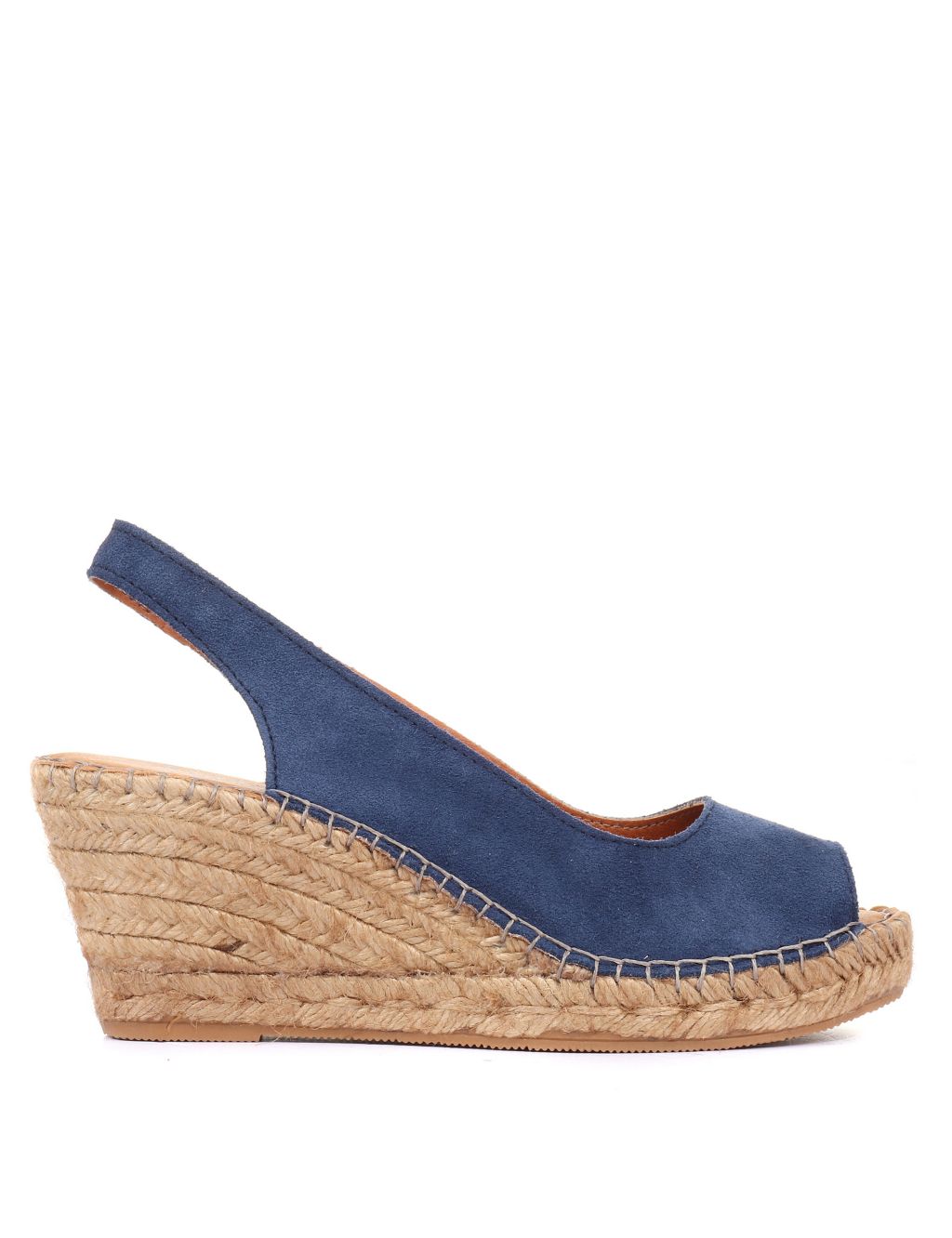 Suede Slingback Wedge Sandals 6 of 6