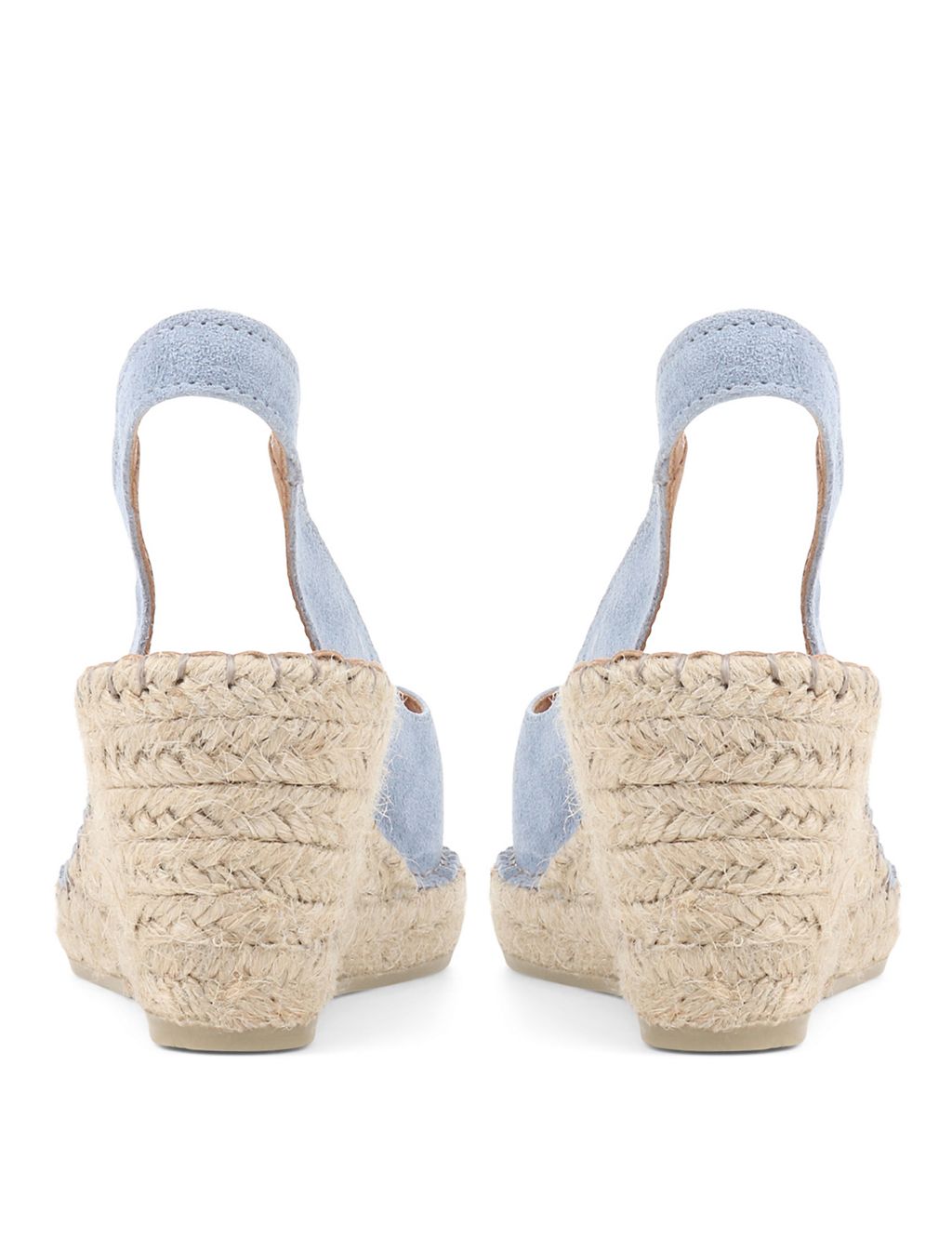 Suede Slingback Wedge Sandals 7 of 7