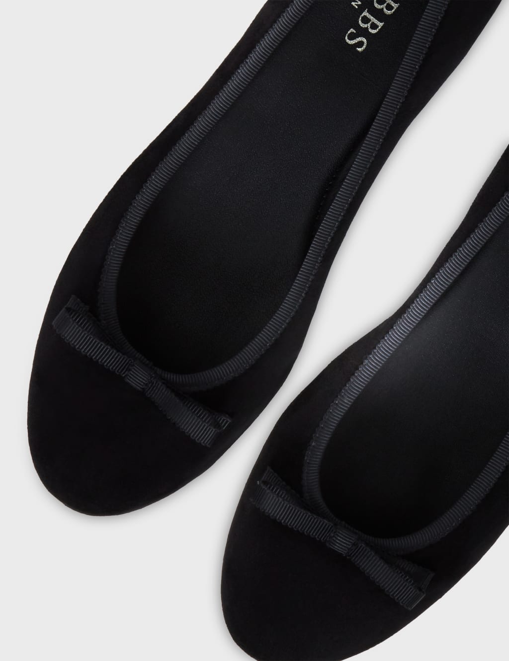 Suede Slip On Flat Ballet Pumps HOBBS M S